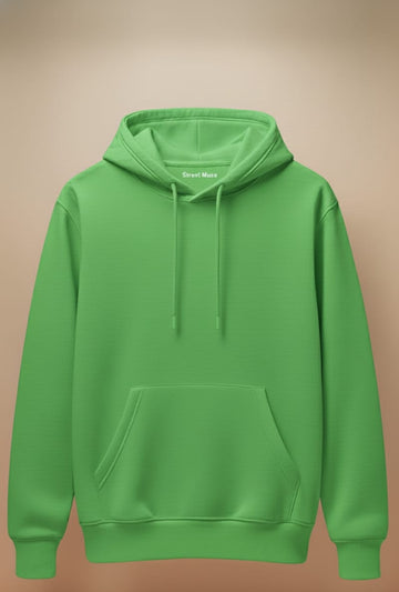 Premium 5-Thread Fleece Hoodie –Green