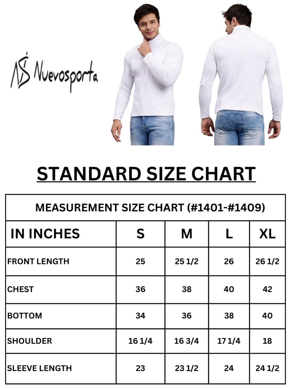 Mens Solid White Turtle Neck Rib Sweater | Basic High Neck Sweater | Plain Jumper