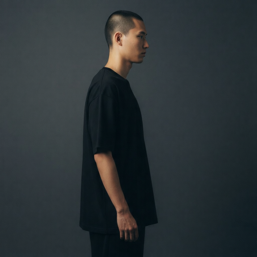 Oversized t-shirt  (black )