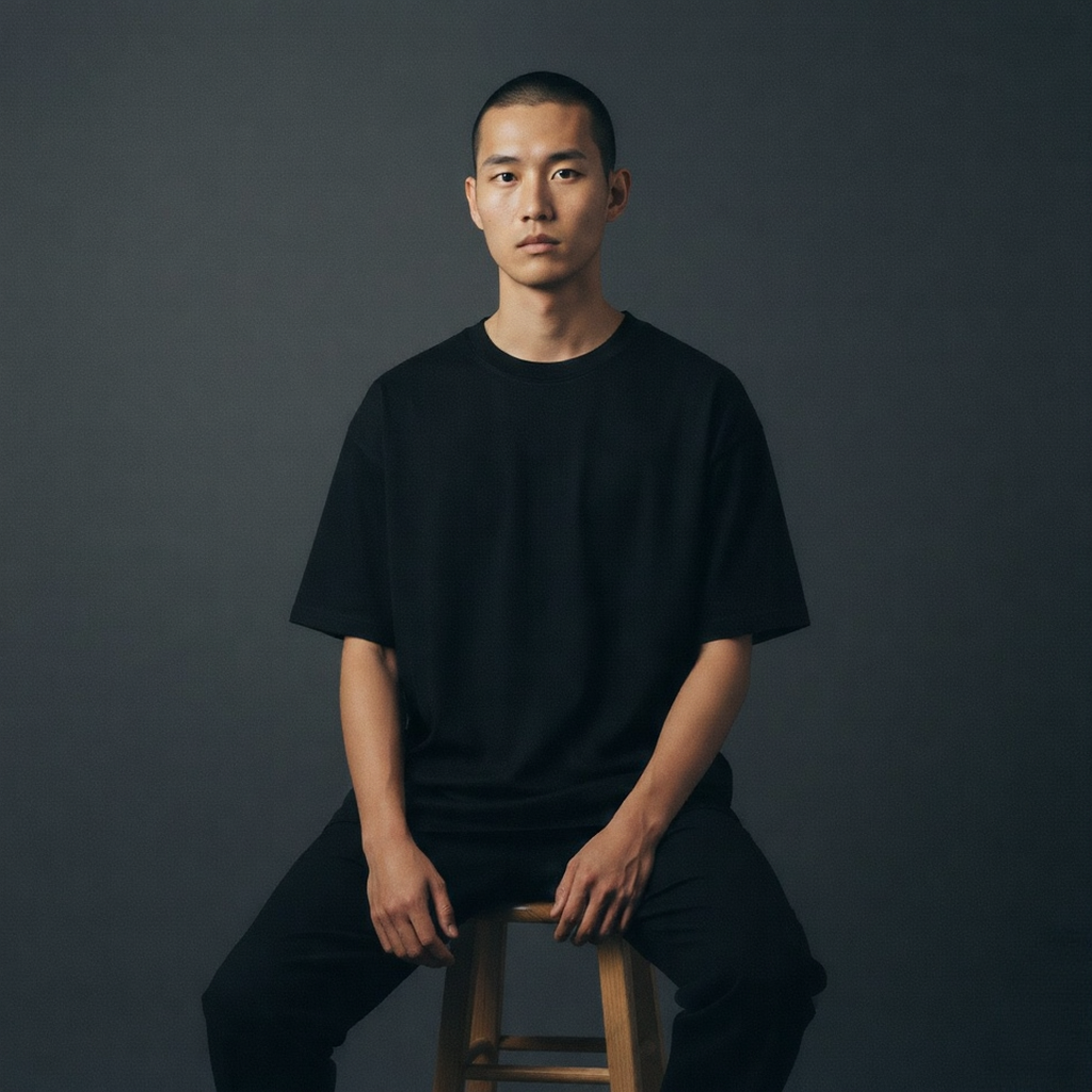 Oversized t-shirt  (black )