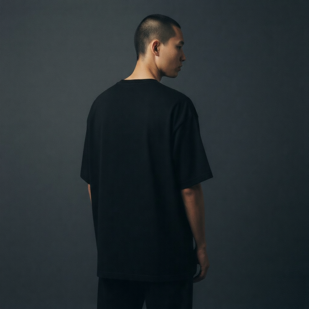 Oversized t-shirt  (black )
