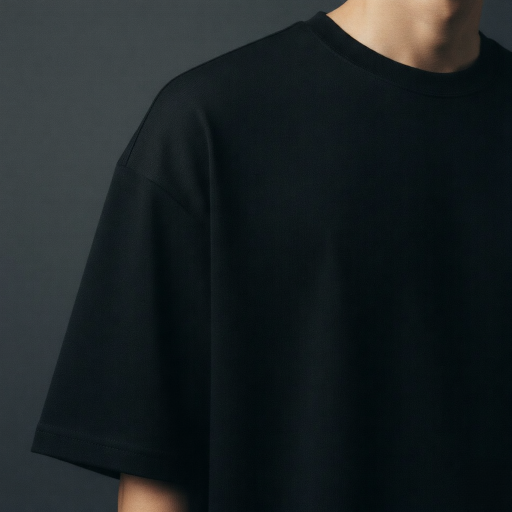 Oversized t-shirt  (black )