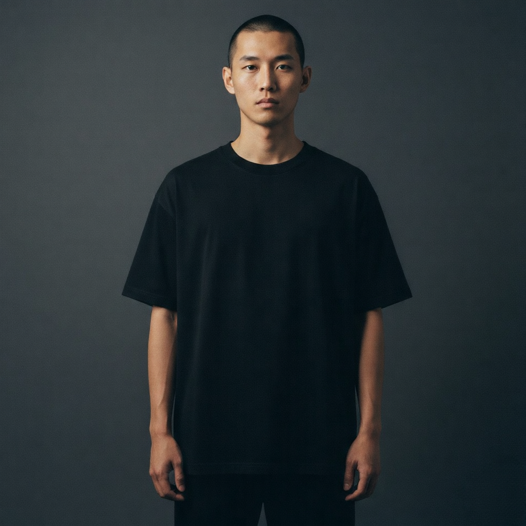 Oversized t-shirt  (black )
