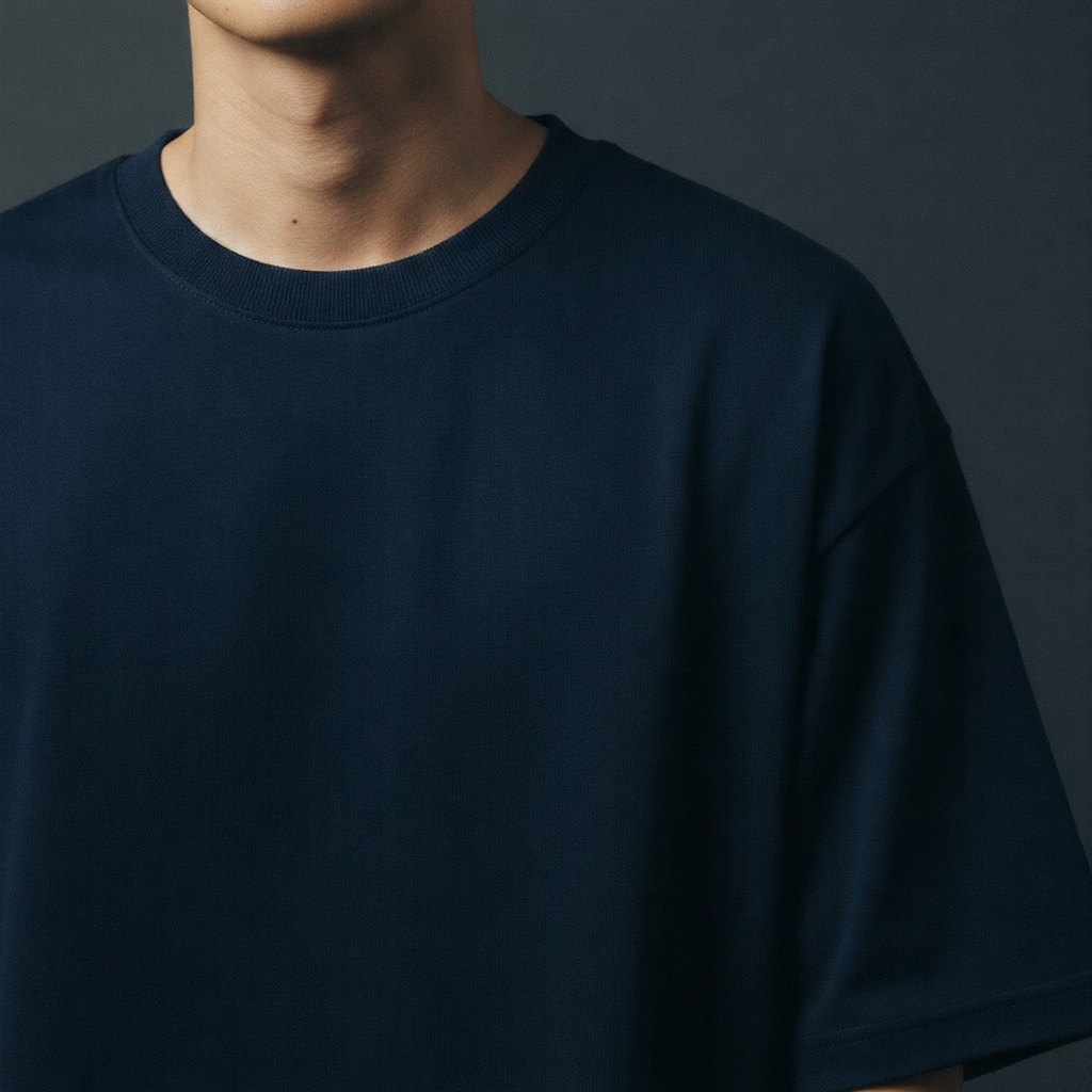 Oversized t-shirt  (navy blue)