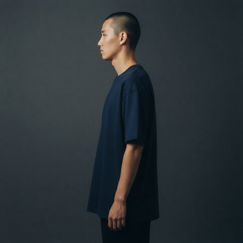 Oversized t-shirt  (navy blue)