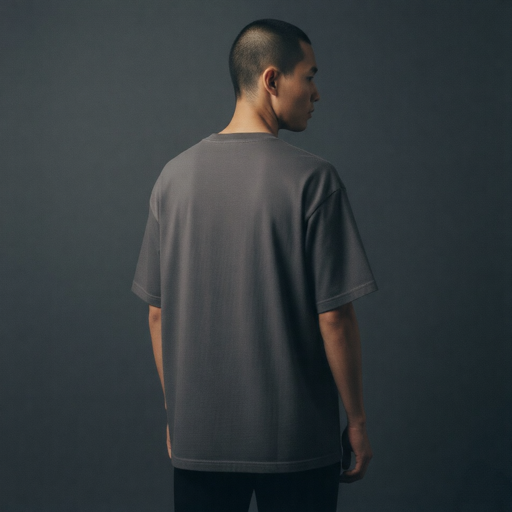 Oversized t-shirt  (charcoal grey)