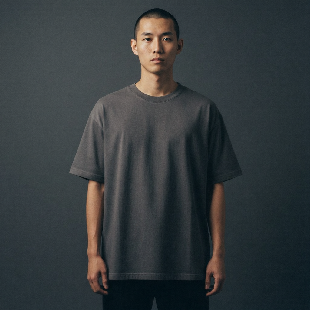 Oversized t-shirt  (charcoal grey)