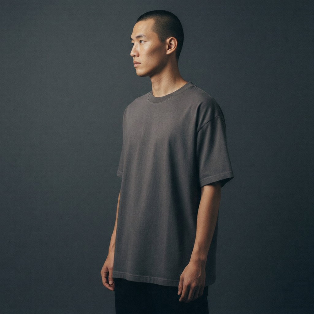 Oversized t-shirt  (charcoal grey)
