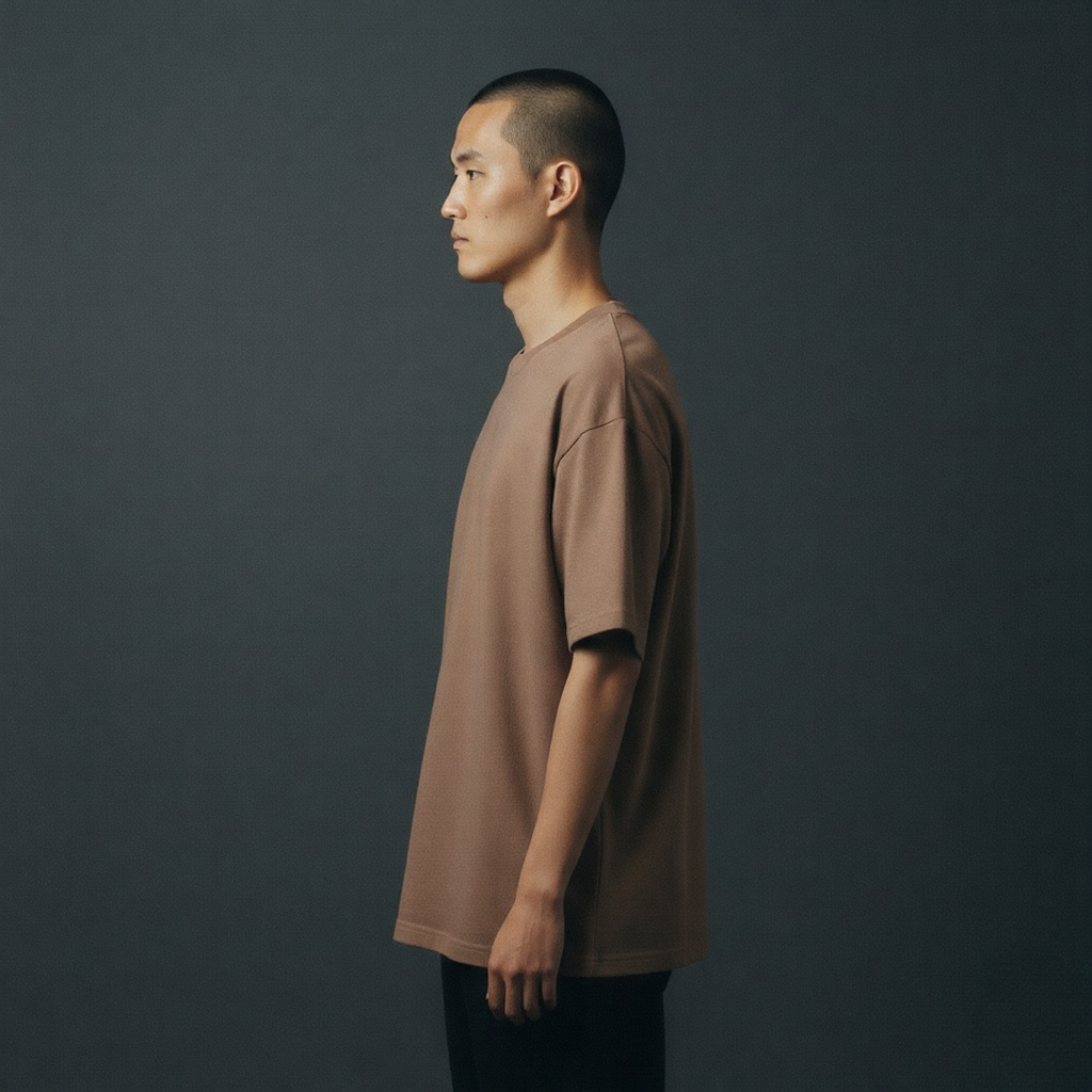 Oversized t-shirt  (dusty brown)