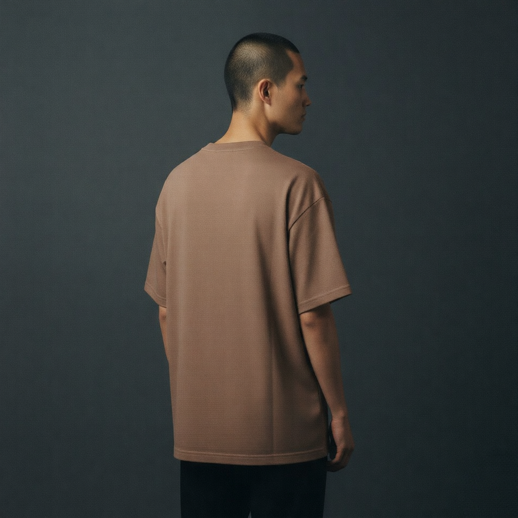 Oversized t-shirt  (dusty brown)