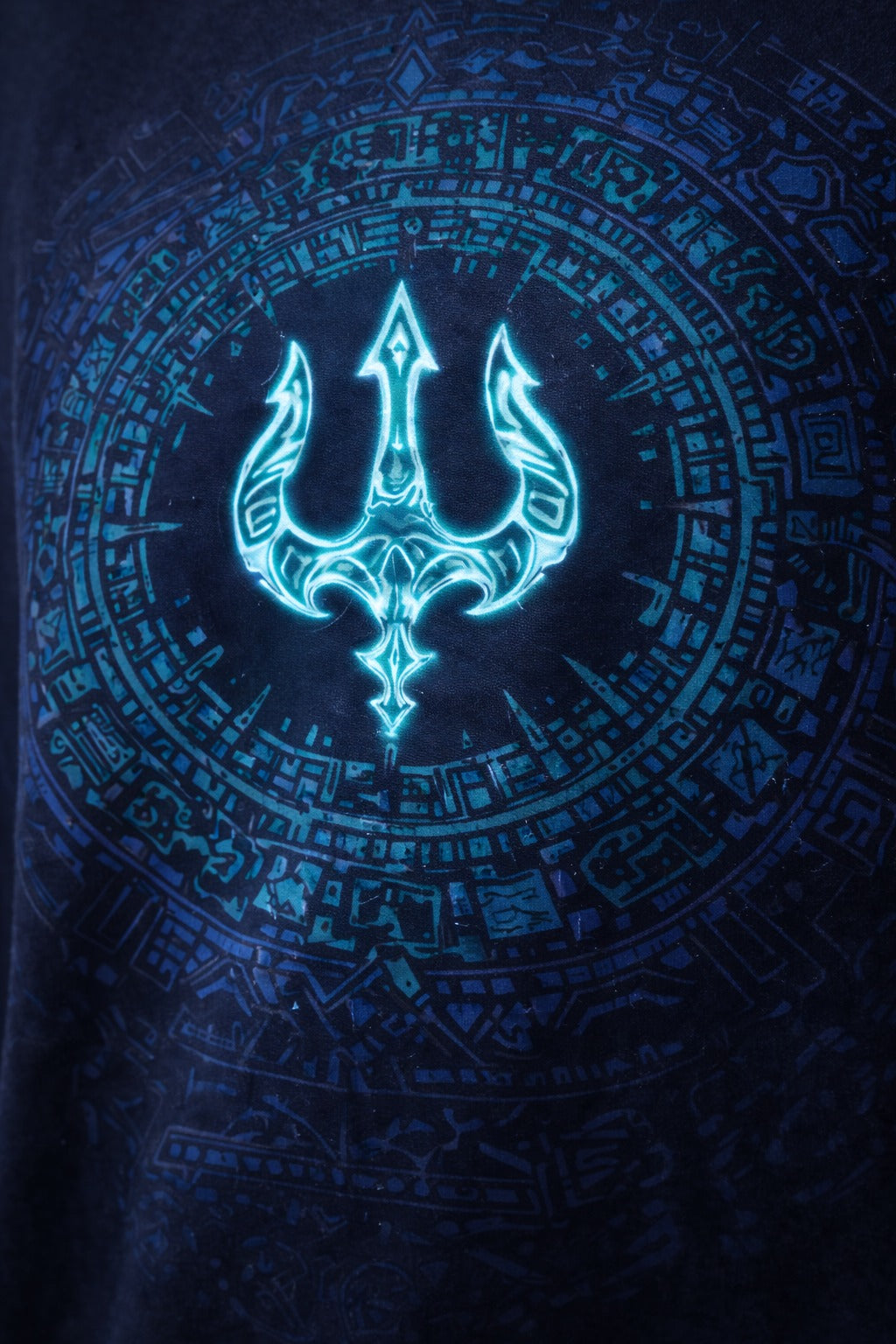 Men’s “Divy Trishul Tee” Graphic Printed T-Shirt – Premium Cotton | Regular & Oversized Fit