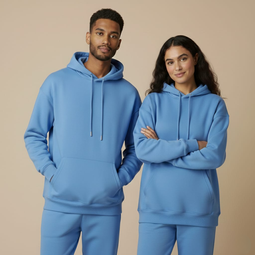 Pack of 2 Premium Hoodies – Ultimate Comfort & Style Combo (Sky blue ) Unisex | Designed for Everyone