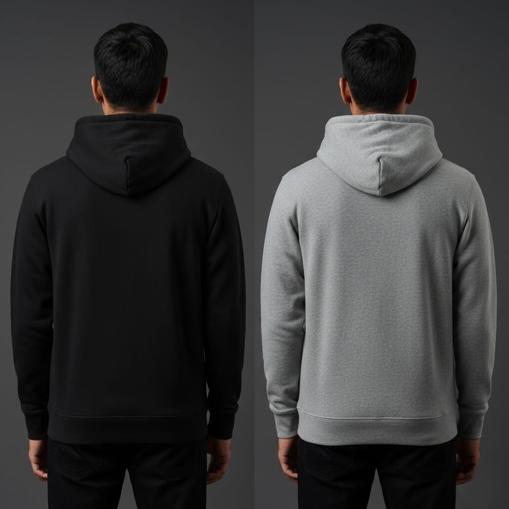 Pack of 2 Premium Hoodies – Ultimate Comfort & Style Combo (Black & Gray)