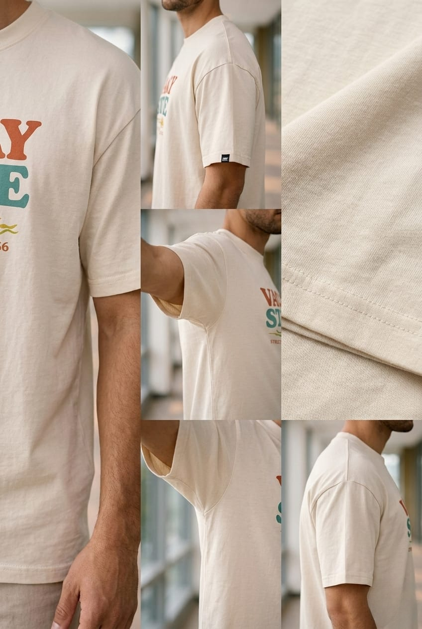 Men’s “Vacay State Summer” Graphic Printed T-Shirt – Premium Cotton | Regular & Oversized Fit