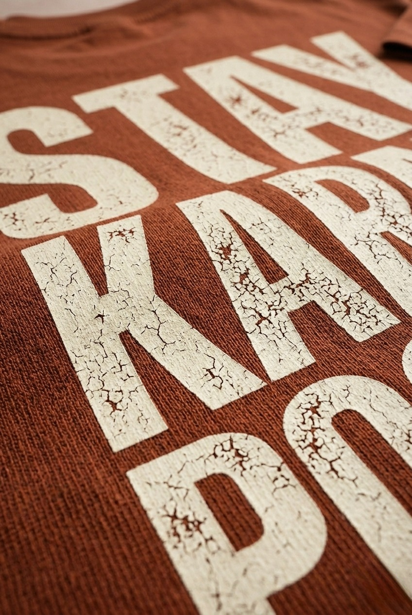 Men’s “Karma Positive” Graphic Printed T-Shirt – Premium Cotton | Regular & Oversized Fit