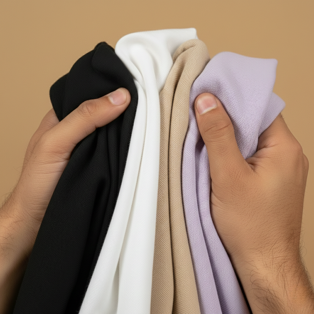 Pack of 4 Oversized t-shirt  (black, white, beige, lavender)