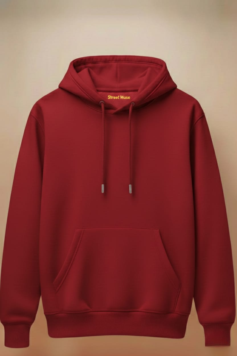 Premium 5-Thread Fleece Hoodie –Rose gold |Unisex | Designed for Everyone