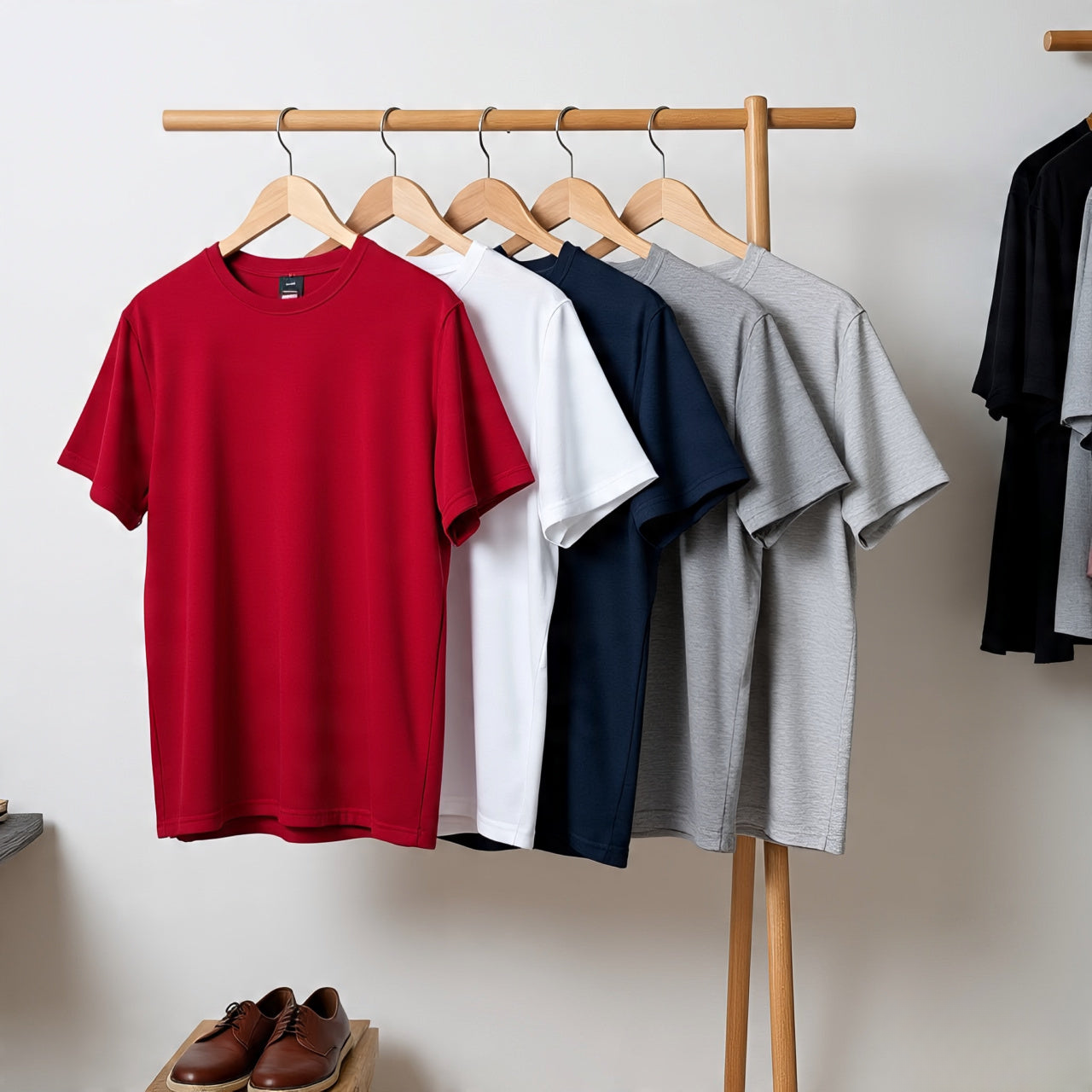 Combo of 5 Pure Cotton T-Shirts – Just ₹1199