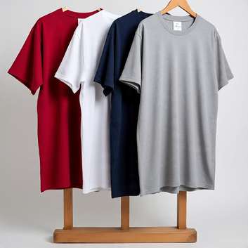 Combo of 4 Pure Cotton T-Shirts – Just ₹999