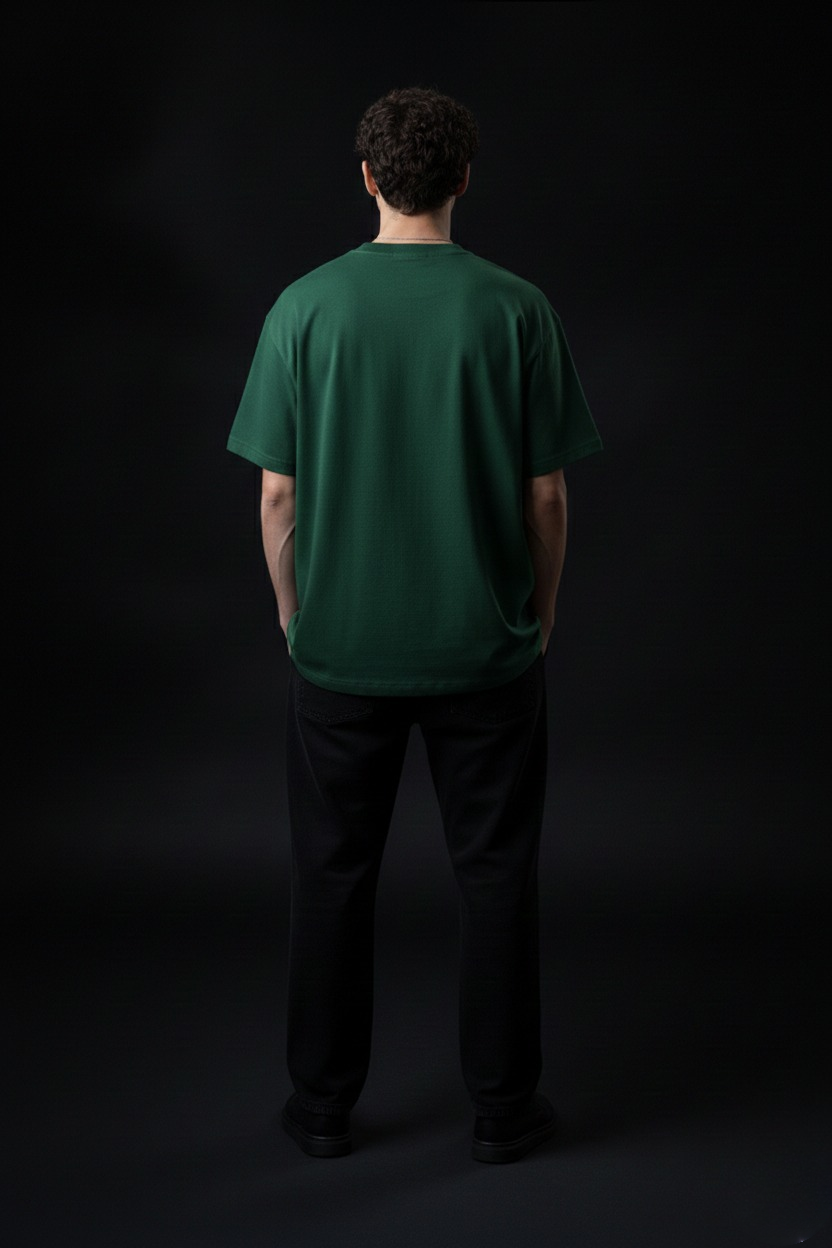 Men’s “Sudarshan Chakra Aura” Graphic Printed T-Shirt – Premium Cotton | Regular & Oversized Fit