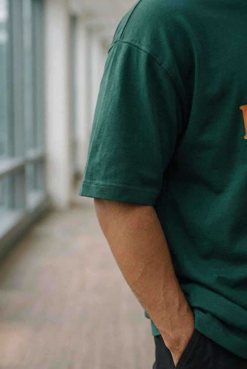 Men’s “Sun Kissed” Graphic Printed T-Shirt – Premium Cotton | Regular & Oversized Fit