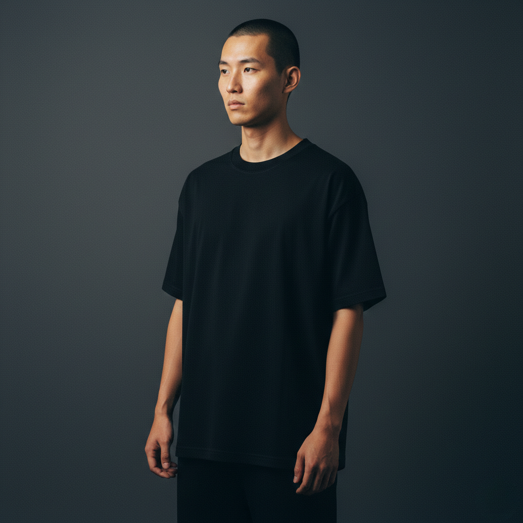 Oversized t-shirt  (black )