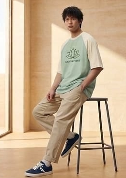 Men’s “Clam Street” Graphic Printed T-Shirt – Premium Cotton | Regular & Oversized Fit