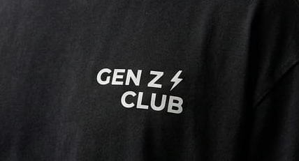 Men’s “GEN Z Club” Graphic Printed T-Shirt – Premium Cotton | Regular & Oversized Fit