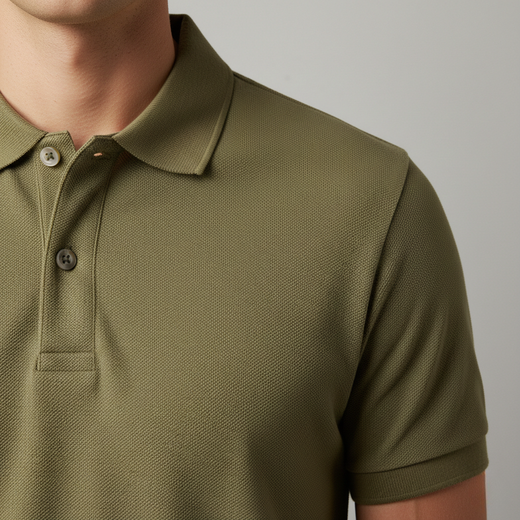 Polo T-Shirts – Pack of 2 (olive and beige )