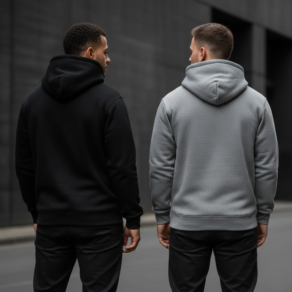 Super Comfy Hoodies – Pack of 2 Combo (Black & Grey)
